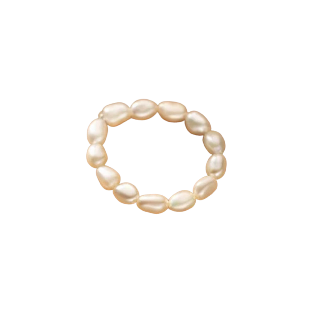 Zoetwater mini parels ring.